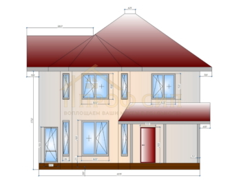 Проект Д-155 - Двухэтажные дома из СИП панелей