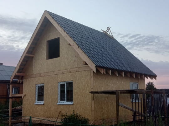 Мы построили дом в г. Омутнинск по проекту М-65 под ключ