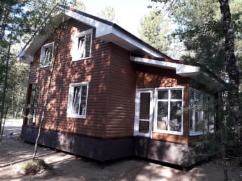 Мы построили дом в г. Гадым по проекту М-98 под ключ