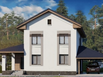 Проект Д-199 - Двухэтажные дома из СИП панелей