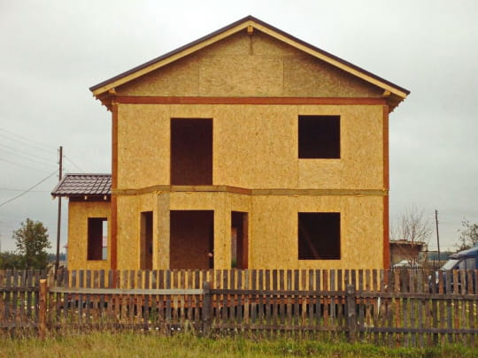 Мы построили дом в г. Котельнич по проекту Д-123 под ключ