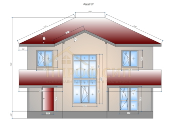 Проект Д-197 - Двухэтажные дома из СИП панелей