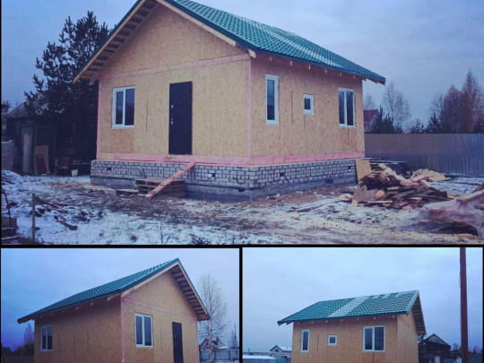 Мы построили дом в г. Киров по проекту О-45 под ключ